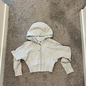 lululemon athletica Light Gray cropped scuba